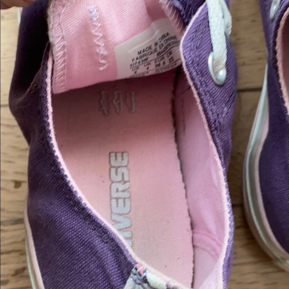 Purple and Pink Converse Size 6 US - Picture 6 of 6